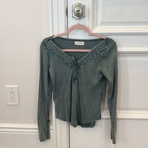 Lucky brand long sleeve Henley